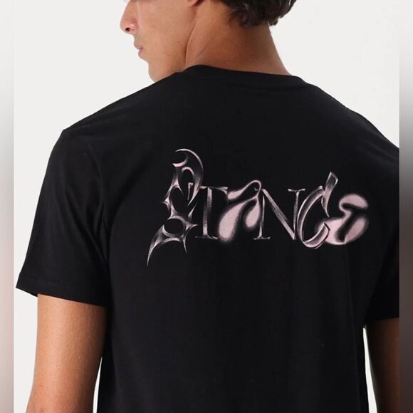 NWOT STANCE Black Short Sleeve Graphic Blades Crew Neck Tee Shirt- Size M - Picture 2 of 8